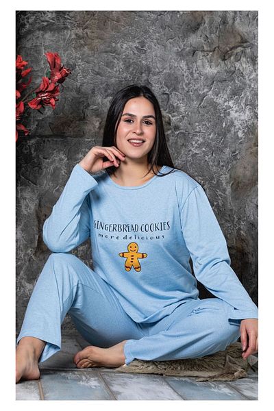 Sude HOMEWEAR Set pijamale cu mânecă lungă pentru femei - SEZONAL