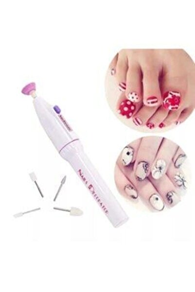 Canderel 5 Başlıklı Elektrikli Tırnak Manikür Pedikür Törpü Bakım Makinesi Pr...