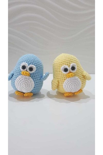Penguen Set of 2 Toys Amigurumi (8cm)