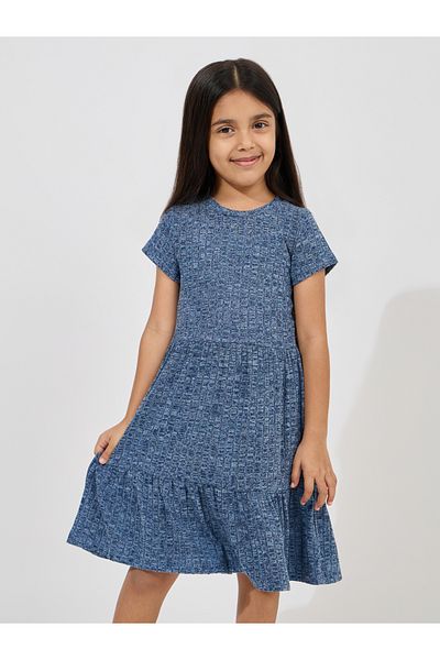 Styli Melange Knitted Casual Dress