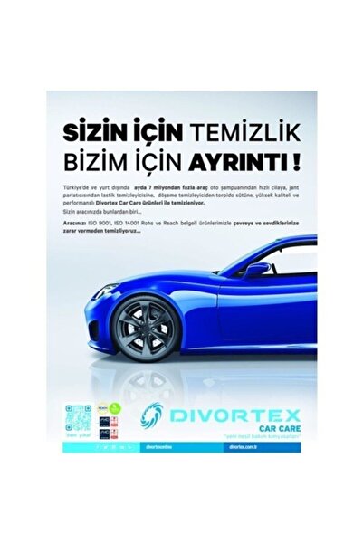 Divortex Şampuanlı Yazlık Cam Suyu 5 Lt