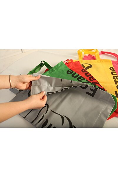 ÇABUKLAR Eczane Bez Çanta Körüklü 5 Renk Havan (35x40x10 cm) - 50 Adet