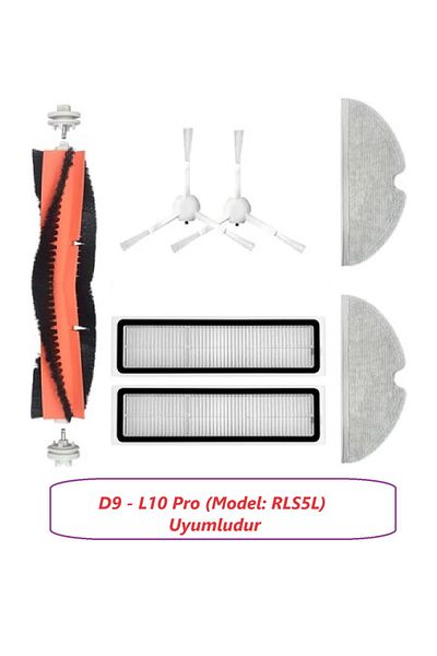 LİN GRUP DrEam E RLS5l Vacuum Robot - with SwEEping Brush and SParE Parts