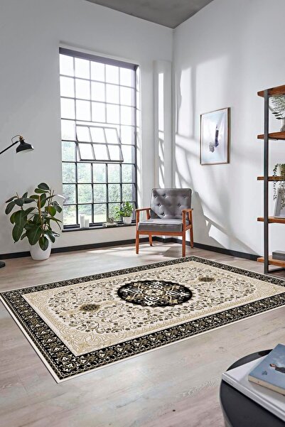 EY HOME Renkli Klasik Motifli Dijital Kaymaz Taban Yıkanabilir Yolluk Mutfak ...