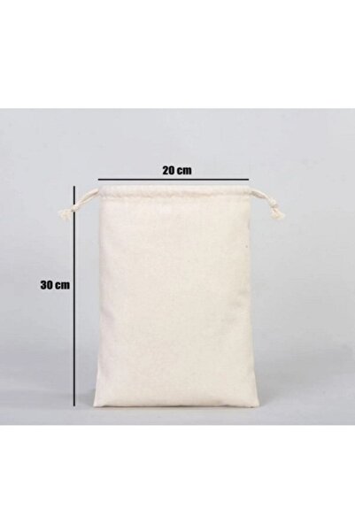 ALERSS 20x30 Cm 10 Adet Ham Bez Çok Amaçlı Büzgülü Kese