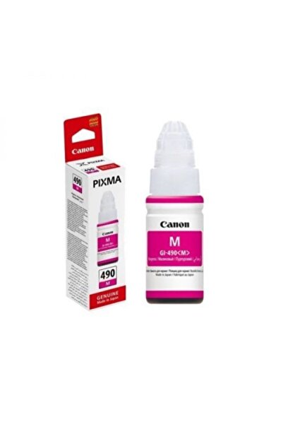 Canon Gı-490 Pixma G1400 Orjinal Kırmızı Mürekkep Kartuşu 70ml.