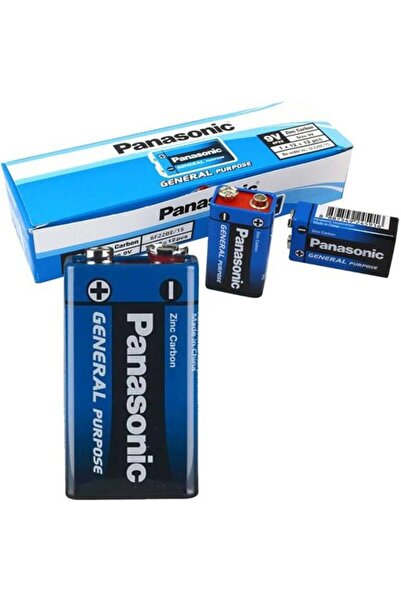 Sensör Modül Panasonic 9 Volt Manganez Pil 12'li Paket