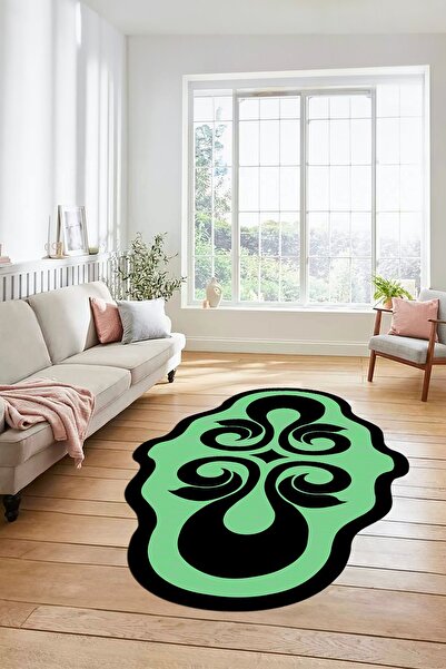 EY HOME Digital Printed Non-Slip Base Washable Laser Cut Stylish Runner Kitchen Living Room Carpet