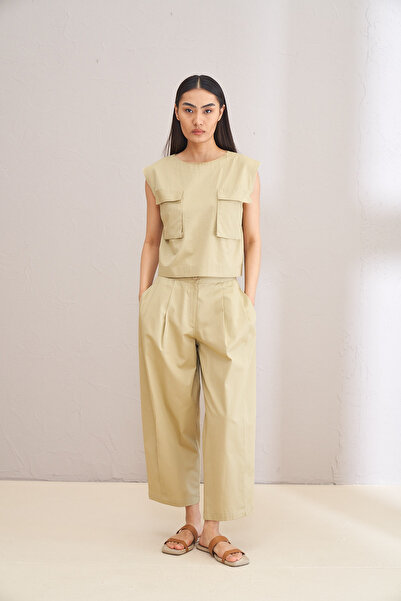 Kuaybe Gider KAİ YEŞİL PANTOLON 4120