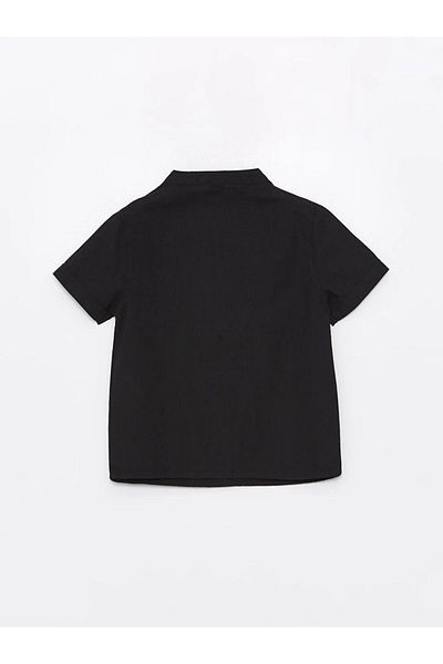 LC Waikiki LCW baby Hakim Collar Short Sleeve Basic Baby Boy Shirt