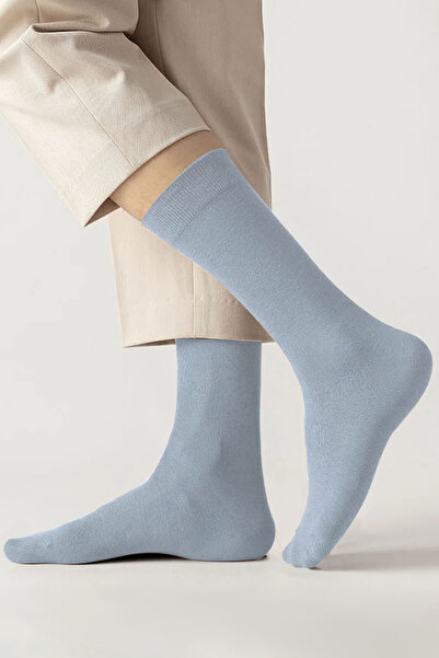 KRAL SOCKS Men's Summer Bamboo Socks - 8 Pairs Mixed Color Long Socks