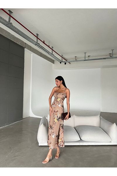 REELMODA Rochie de vară lungă Vision cu bretele Ip pentru damă