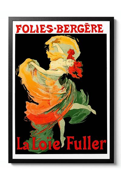 Taranist Folies Bergere La Lolie Fuller Friends Σειρά χάρτινες αφίσες Ρετρό διαφήμιση Vintage χάρτινη αφίσα