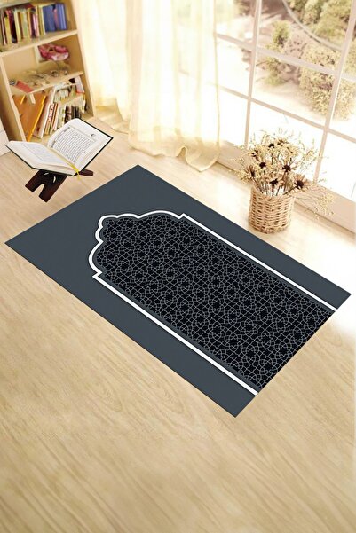 EY HOME Covor de rugăciune digital cu imprimeu lavabil și ștergabil, elegant,...