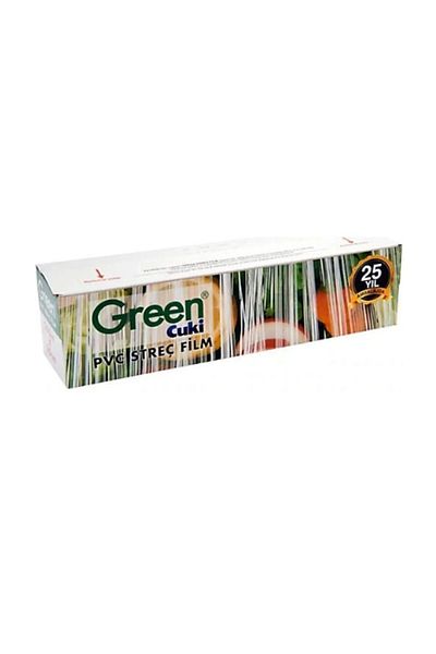 Green Stretch Film 30cm X 300meter 8micron Food Grade