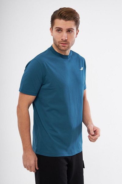 CrazyShopping Ανδρικό T-shirt Crew Neck - Βαμβακερό μπλουζάκι με λογότυπο