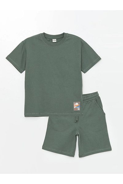 LC Waikiki LCW Kids Boy Comfortable T-shirt and Shorts Fit