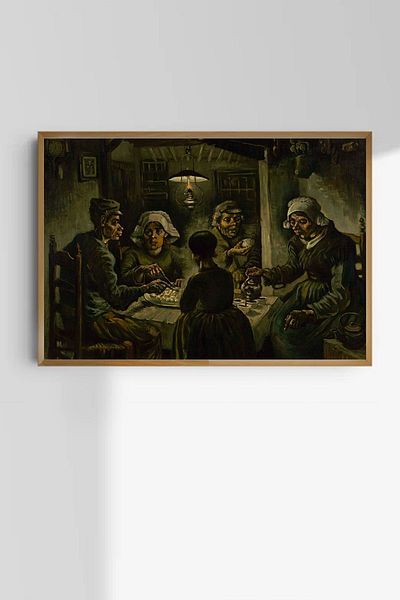 Taranist Poster de hârtie Vincent Van Gogh Devoratori de patete