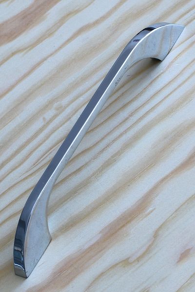 Badem10 Ezgi Metal Chrome Handle 128 mm 12.8 cm Furniture Kitchen Drawer Cabinet Cabinet Handles Cover Handle Handle