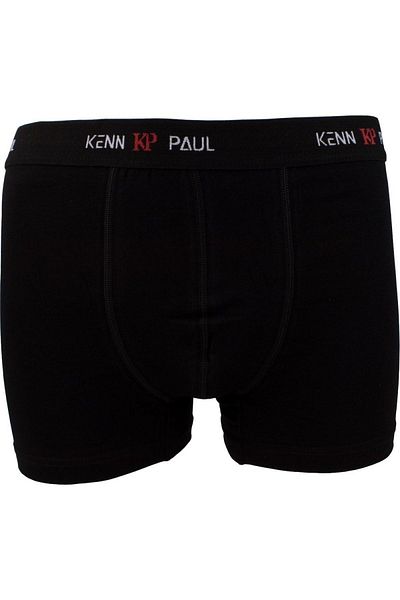 Kennpaul Μπόξερ 3 τεμαχίων Μαύρο Χρώμα Lycra