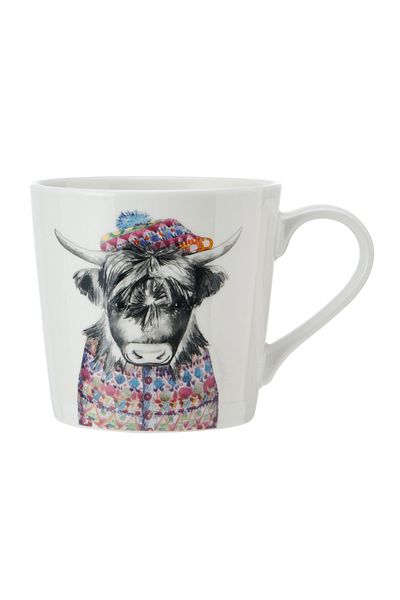 MIKASA Tipperleyhill 380ml Fine China Cow Mug - Mktippmughcow