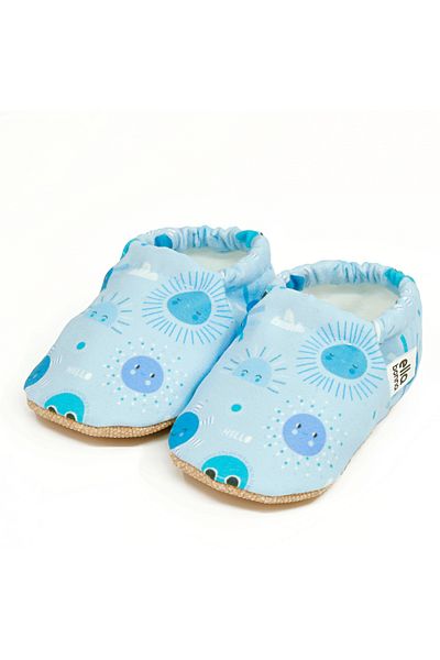 Ella Bonna Anti-Slip Sole Sky Patterned Baby Booties, Home Boots Slippers Nursery Shoes Slippers