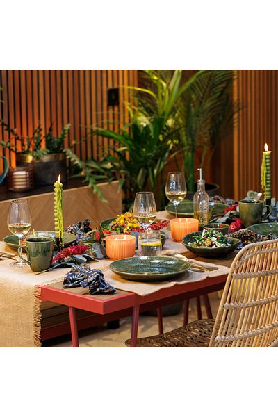 MIKASA Mkjddplatepk4 Jardin Stoneware Set of 4 27cm Dinner Plates