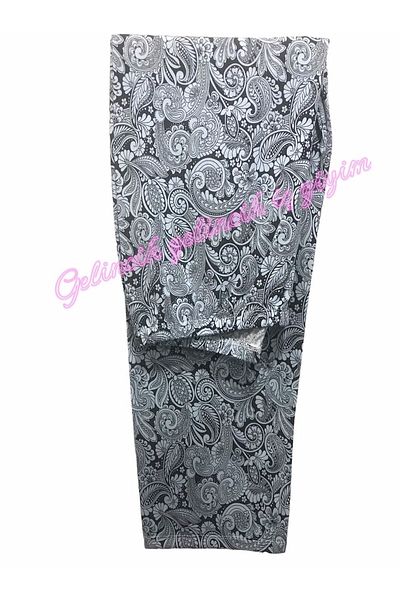 Nena Set pijamale cu mânecă scurtă din viscoză 100% bumbac - Robă, deschisă în față - 24581-