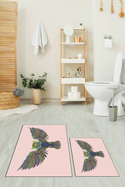 EY HOME με τύπωμα Πλενόμενο αντιολισθητικό σετ καθίσματος τουαλέτας με πολύχρ...