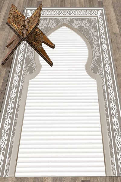 EY HOME سجادة صلاة رقمية مطبوع قابلة للغسل كهدية 70x130