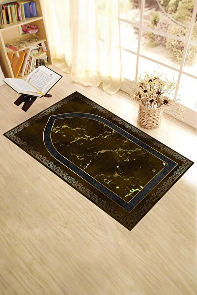 EY HOME Ψηφιακό χαλί προσευχής με τύπωμα με μοντέρνο σχέδιο 70x130 που πλένεται