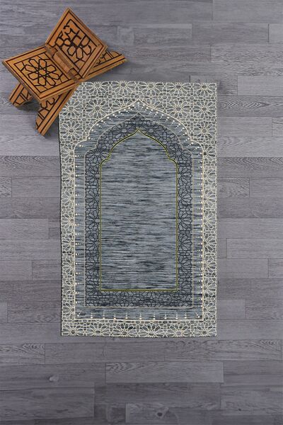 EY HOME سجادة صلاة رقمية مطبوع ذات جودة عالية وقابلة للغسل مقاس 70x130 سم