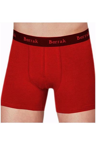 Berrak 6 τεμάχια Red Color Modal Boxers