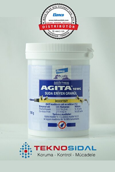 ELANCO Agita 10 Wg 100 G Kara Sinek Ilacı 2 Adet | 100g X 2 | Distribütör Garantili | Orijinal Ürün