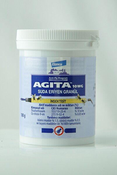 ELANCO Agita 10 Wg 100 G Kara Sinek Ilacı 2 Adet | 100g X 2 | Distribütör Garantili | Orijinal Ürün