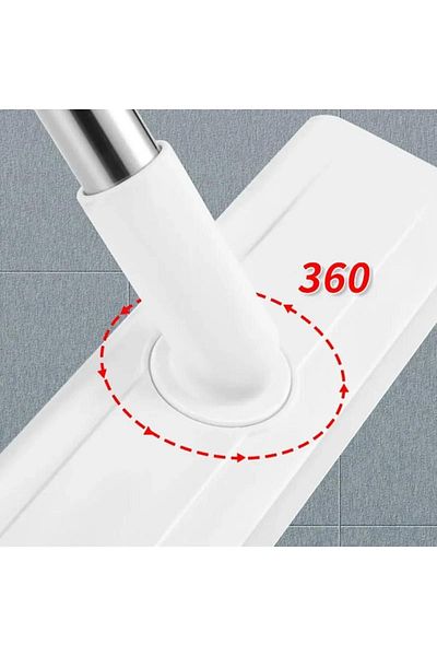 homeneeds 360 Degree Rotatable Hard Tipped Floor Cleaning BrUsh with SqUeegee