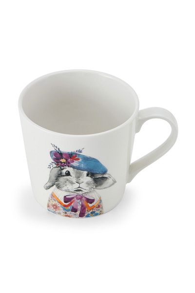 MIKASA Tipperleyhill 380ml Fine China Rabbit Cup - Mktippmugrab