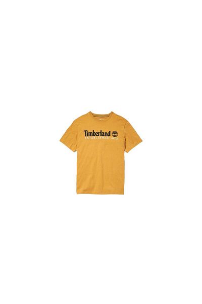Timberland Tricou galben pentru bărbați model 1973 - Tb0a2cmap471