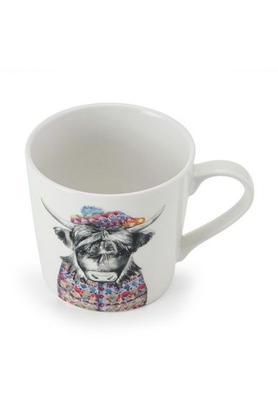 MIKASA Tipperleyhill 380ml Fine China Cow Mug - Mktippmughcow