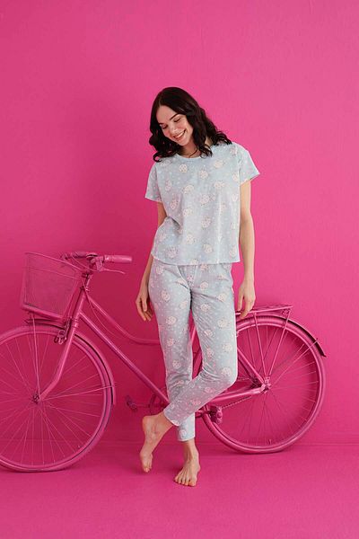 ELİZ HOMEWEAR Cotton Comfortable Pajama Set