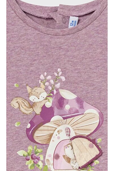 MAYORAL Graphic Patterned Baby Girl T-Shirt