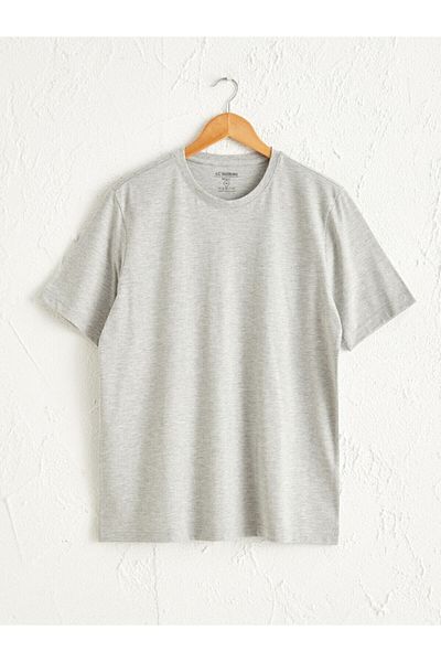LC Waikiki Men's Gray Short Sleeve T-Shirt