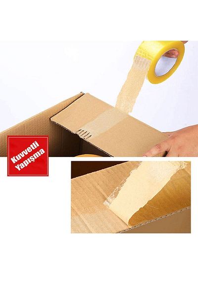 Badem10 Διαφανής ταινία συγκράτησης 45 mm X 100 Mt - Ισχυρή αυτοκόλλητη, μη αποσπώμενη (10 ΤΕΜ)