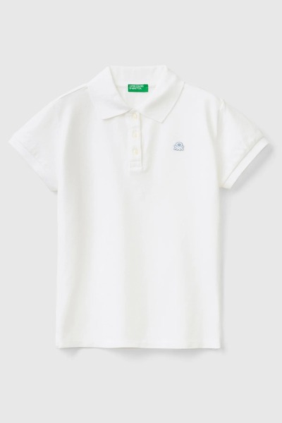 Benetton Boy's Polo T-shirt - Relaxed Fit