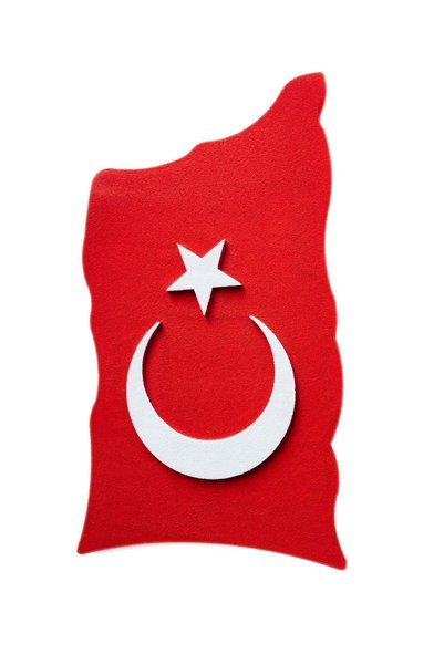 Europiyer Dış Cephe Dekoratif Türk Bayrağı (DALGALI MODEL)
