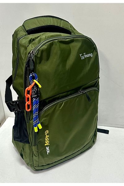 ÇÇS Green Unisex Large Size Waterproof Backpack - 51582