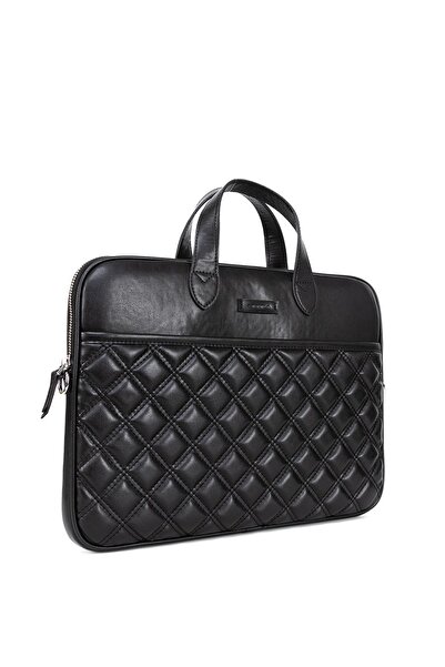 Sevinç Çanta حقيبة كمبيوتر محمول Macbook Air Pro مقاس 13.3 بوصة و14 بوصة باللون الأسود العادي