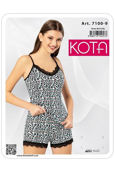 KOTA Σετ σορτς 7100 IP με λουράκι και στάμπα