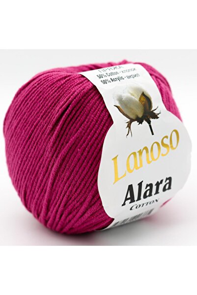 Lanoso Alara El Örgü İpliği - 950 Fuşya -