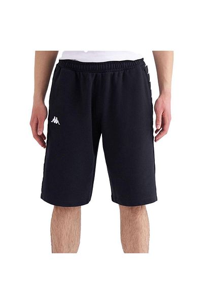 Kappa Men's Black Shorts - 222 Banda Treads, Tk Model, 351c3cw-bcw